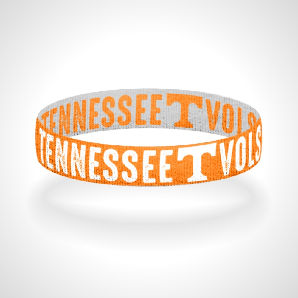 Reversible Tennessee Vols Bracelet Wristband